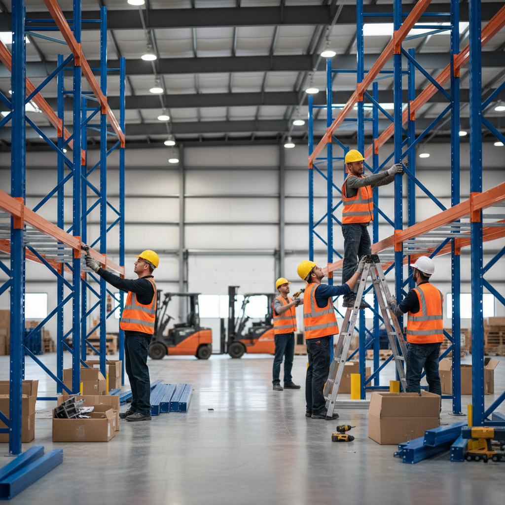 أرفف مستودعات وهج الصحراء